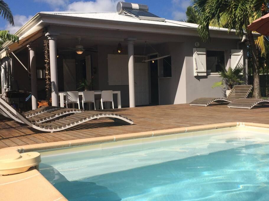 La Charmante Villa Coco Avec Magnifique Vue Mer Le Marin Exterior foto